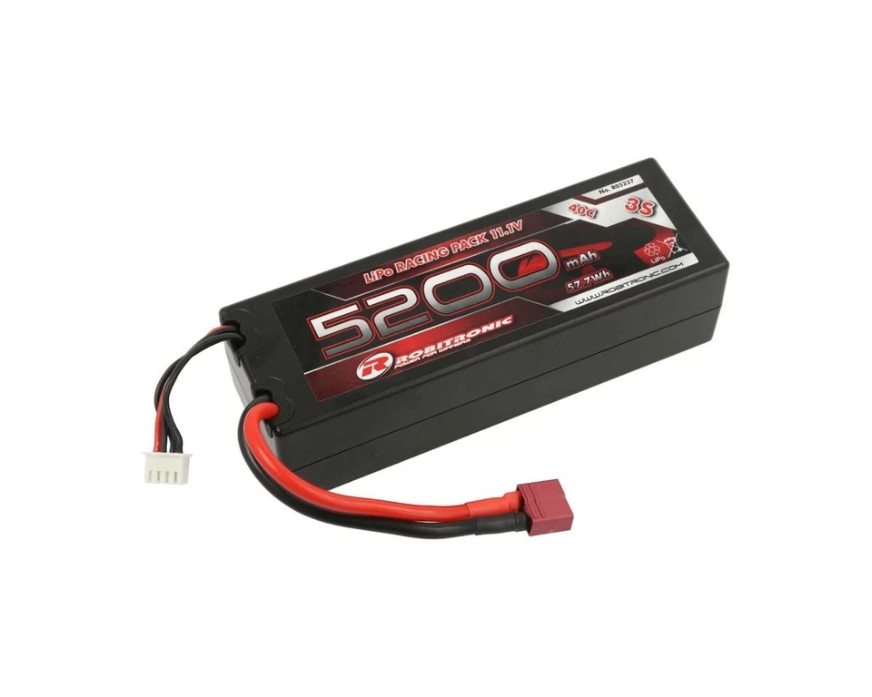 Robitronic LiPo Akku 5200mAh 3S 40C T-Stecker R05237  - Bild 1 von 1