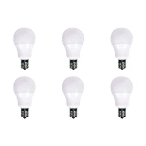 SATCO 5.5 Watt - A15 LED - 5000K - E17 Intermediate base - 6-Pack - Picture 1 of 2