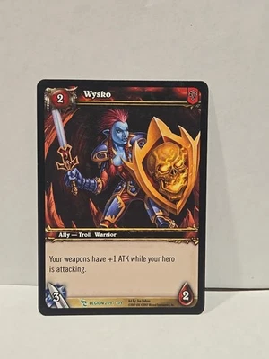 World Of Warcraft TCG March Of The Legion Wysko 209/319 Regular Uncommon - Image 1 of 2
