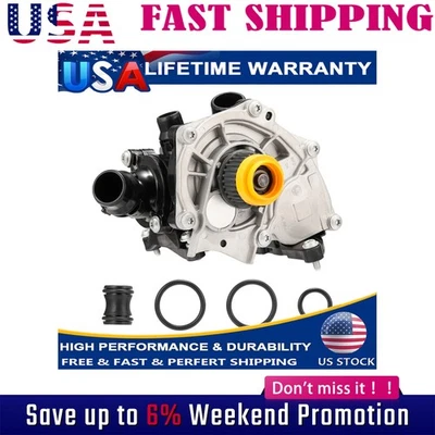 Engine Water Pump Fits VW Volkswagen Beetle Jetta Passat 13-19 06K121011B US - Image 1 of 4