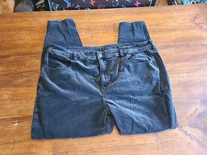 American Eagle graue Cordhose Damen Größe 22 Super Stretch hoher Bund Jegging - Bild 1 von 10