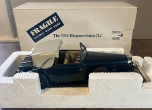 Danbury Mint 1934 Hispano-Suiza J12 1:24 Scale Diecast Model Car w/ Box - Picture 1 of 17
