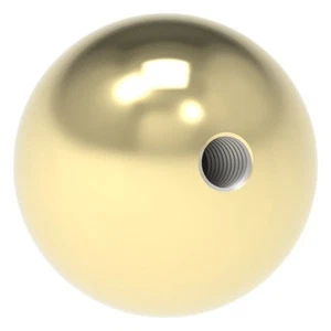 Messingkugel Ø 40mm mit M8 - Bild 1 von 2