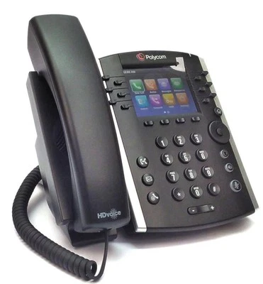 Polycom VVX410 12 Line Skype Desktop Business Phone with HD Voice 2200-46162-019 - Image 1 of 2