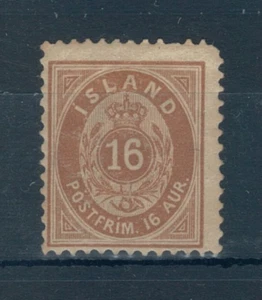 Island 1876 16a braune Briefmarke. Neuwertig. Sg 31 - Bild 1 von 2