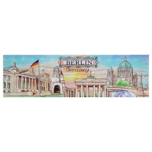 Magnet 17 x 5 cm Berlin Souvenir Sehenswürdigkeiten 02 Kühlschrankmagnet - Picture 1 of 8