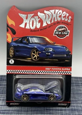 Hot Wheels 1997 Toyota Supra Blue Red Line Club RLC Exclusive 2024 NEW HM1-2 - Image 1 of 4