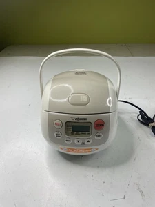 Zojirushi Beige 3 Cup Multi Menu Rice Cooker & Warmer NS-VGC05 Tested Working - Picture 1 of 5