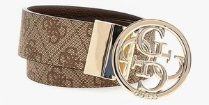 Guess Nolana Reversible Adjustable Belt In Lattee For Women - Picture 1 of 2