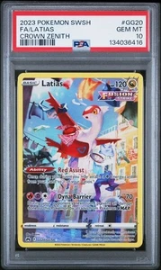 Latias GG20/GG70 Crown Zenith: Galarian Gallery Holo PSA 10 - Imagen 1 de 2