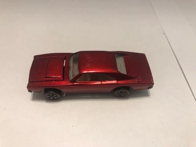 Redline Hotwheel Original Custom Charger Red White Interior 1968 Restored Nice! - Image 1 of 4