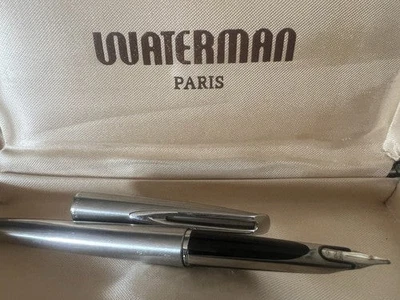 WATERMAN CF Stylo À Plume Nib OR 18 KT Pointes Écartées Écrit - Photo 1/4