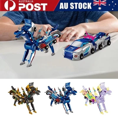 2 in1 Collision Transforming Dinosaur Car Toy Magnetic Car Convertible Robot Toy - image 1 of 4