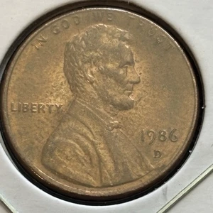 Centavo conmemorativo Lincoln 1986 D - Imagen 1 de 6