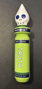 Rhinegeist Truth Cerveza Grifo Manija Perilla Topper Bar Cerámica Verde IPA Cincy 10" - Imagen 1 de 6