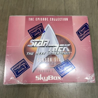 Sealed Skybox Star Trek The Next Generation Season 6 Box 18 Packs x 11 cards  - Image 1 of 4