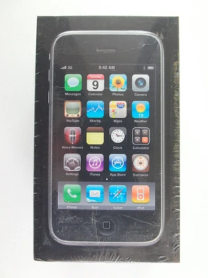 New Sealed Apple iPhone 3gs 16gb 3rd Generation A1303 - Collectors Piece 2009 - Image 1 of 4