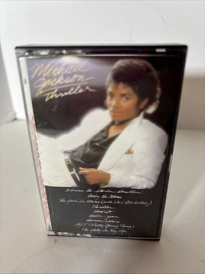 Vintage Thriller by Michael Jackson Cassette Dec-1982 Epic Records Foto 1 de 4
