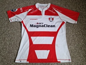 GLOUCESTER Rugby Union Home Shirt 2013 2015 Shirt Jersey 2014 - UK Size: XL - Picture 1 of 4