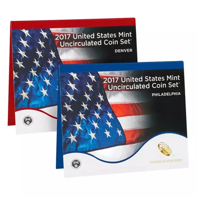 2017-P&D U.S. Uncirculated Set: 20-Coin Set in Original Packaging - Image 1 of 3