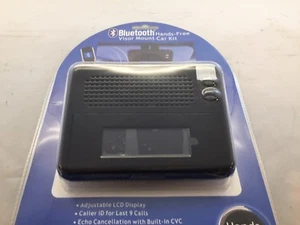 NIP Bluetooth Hands Free Visor Mount Car Kit for All Bluetooth Phones Wireless R - Picture 1 of 8