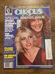 Circus Magazine February 19 1980 Debbie Harry & Robert Plant KISS Poster - Imagen 1 de 4