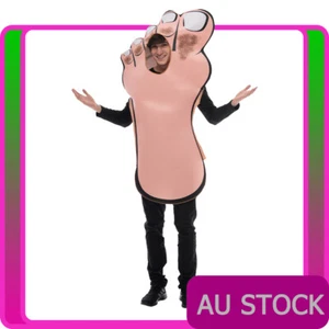 Big Foot Costume Adult Giant Feet Funny Stag Do Party Hens Bucks Night Mascot - Picture 1 of 6