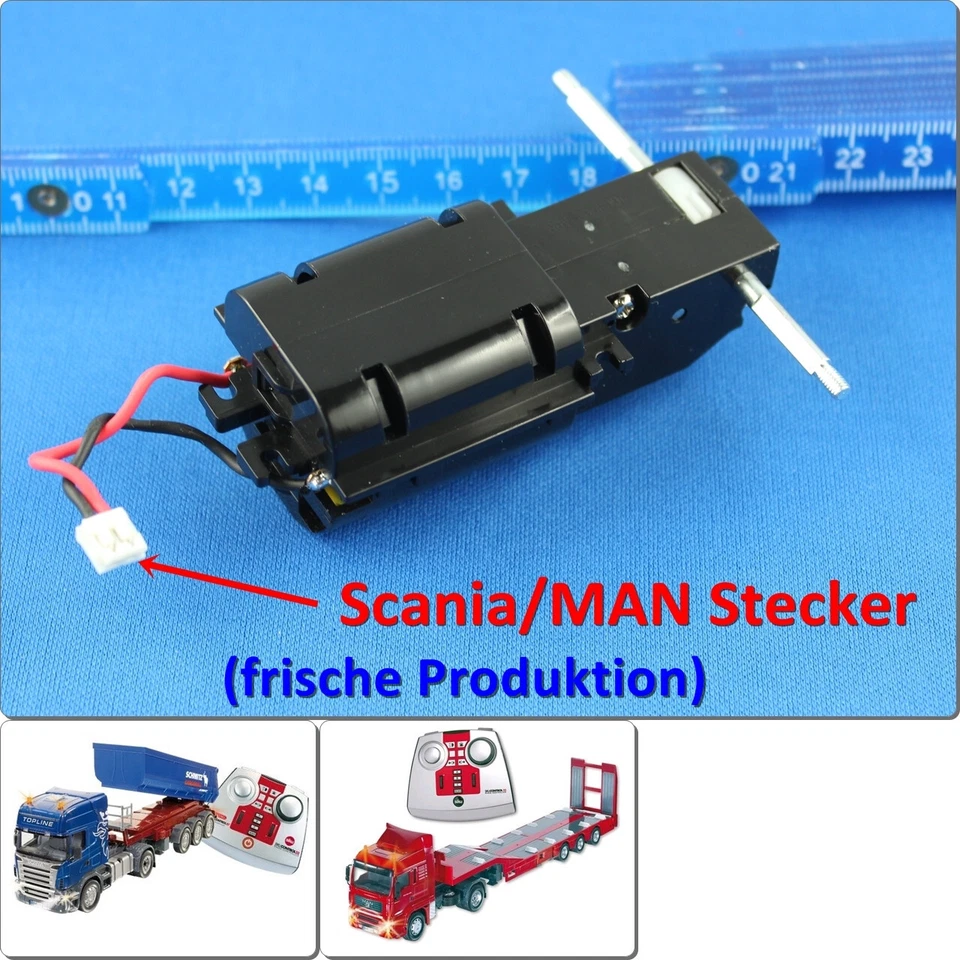 Ersatzteil: Antrieb Motor MAN Scania Volvo Siku Control 1:32 frische Produktion