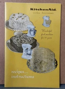 Libro de cocina de recetas KitchenAid MIxer vintage 1965 aniversario dorado - Imagen 1 de 5