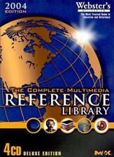 Webster's The Complete Multimedia Reference Library - 4 Pack (2004)