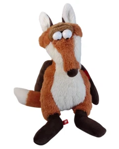 Peluche de zorro naranja Sigikid raro 16” juguete suave 42459 párpado flexible - Imagen 1 de 12