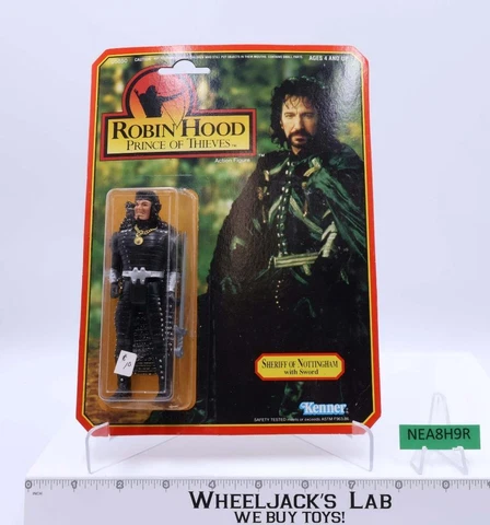 Sheriff Of Nottingham Robin Hood Prince of Thieves 1991 Kenner Vintage NEW MOSC Cover