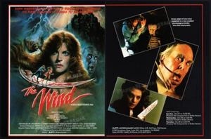THE WIND__Orig. 1986 Trade AD screening promo / poster__Meg Foster__Wings Hauser - Imagen 1 de 3