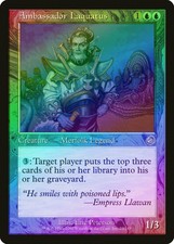 Ambassador Laquatus FOIL Torment HEAVILY PLD Blue Rare MAGIC MTG CARD ABUGames