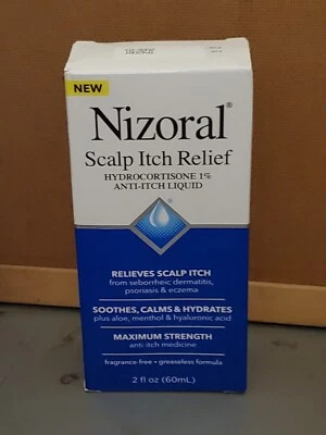(EXP 07/26) Nizoral Scalp Itch Relief Liquid Soothes Calms & Hydrates 2oz - Image 1 of 4