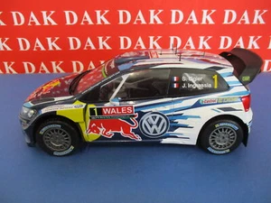 Die cast 1/18 Modellino Auto Volkswagen Polo R WRC Wales Rally 2015 S. Ogier - Foto 1 di 5