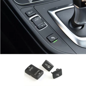 3x Mattschwarze Auto-Gangschaltung Parksensor Aus-Knopf für BMW 3 F30 2013-2018 - Bild 1 von 12