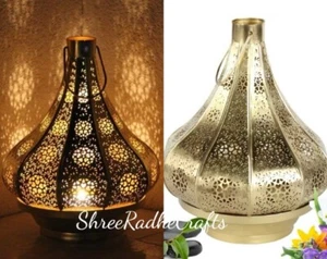 Moroccan Candle Holder Lamp, Table Candle Lampshade, Metal Floor Bedside Lamp - Picture 1 of 8