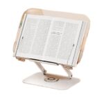 Foldable Tablet Stand Reading Rack Desktop Bookshelf with Portable Tablet Mount