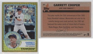 2018 Topps Silver Pack 1983 Design Chrome Gold /50 Garrett Cooper #21 Rookie RC