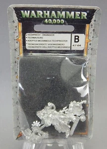 Warhammer 40k 47-64 Adeptus Mechanicus Techpriest Engineer Pewter Metal 2002 Old - Picture 1 of 3