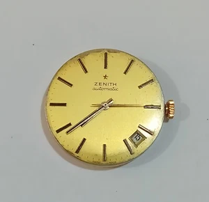 VINTAGE ZENITH AUTOMATIC MOVEMENT CAL2562 PC MENS 30MM FOR PARTS - Picture 1 of 6