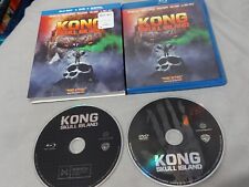 Kong: Skull Island (Blu-ray + DVD, 2017, 2-Disc Set) Slipcover, Brie Larson 