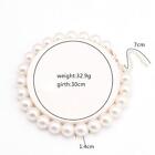 White Imitation Pearl Choker Necklace | Elegant Big Round Pearl Wedding Necklace