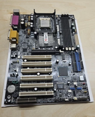 AOPEN AX4PER Retro RARE Motherboard with P4 3.06GHz/ No I/O Shield - Image 1 of 4
