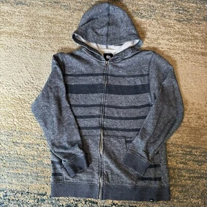 Quiksilver Boys Hoodies Full Zip Sweater Size L - Picture 1 of 6