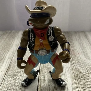 CRAZY COWBOY DON - TMNT NINJA TURTLES - VINTAGE 1992 PLAYMATES ACTION FIGURE - Picture 1 of 9