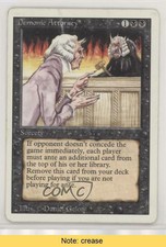1994 Magic: The Gathering - Core Set: Revised Demonic Attorney READ 0e3