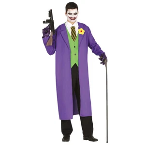 Joker Kostüm Bösewicht Killerclown Herrenkostüm M 48-50 Clownskostüm Halloween - Bild 1 von 1