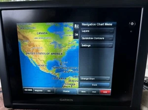 NICE GARMIN GPSmap 8208 ChartPlotter GPS Marine Navigation, MFD, Very Good Cond - Picture 1 of 5